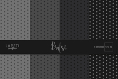 classic black polka dot paper