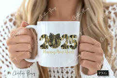 Preppy New Year 2025 Png | New Years PNG Product Image 2