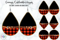 Santa Claus Earrings Designs | Christmas Earrings Prints Product Image 1