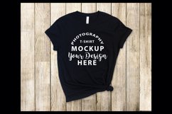 Bella Canvas 3001 Mockup BLACK Product Image 1