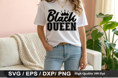Black Queen - Black Lives SVG Design Product Image 1