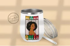 Black Queen SVG Cut File African American Girl 