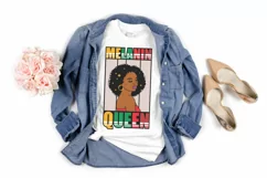 Black Queen SVG Cut File African American Girl 