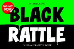 Black Rattle | Simple Display Webfont for Modern Creative Product Image 1