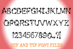 Black Roses Alphabet Lettering ABC Floral Text Font OTF Product Image 2