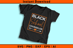 Black School Counselor SVG Inspirational Quote Design Product Image 2