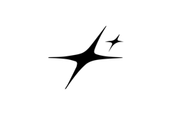 Black shape star icon clipart design Product Image 1