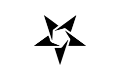 Black shape star icon clipart isolated Product Image 1