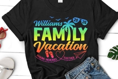 Family Vacation 2026 SVG | Summer Quote PNG | Family Trip Product Image 1