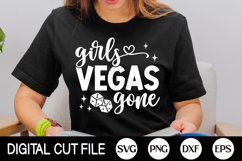 Girls Gone Vegas SVG, Girls Trip SVG, Summer Vacation Shirt Product Image 1