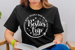 Besties Trip 2025 SVG, Girls Trip SVG, Summer Vacation Shirt Product Image 1
