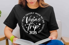 Vegas Trip 2025 SVG, Girls Trip SVG, Summer Vacation Shirt Product Image 1