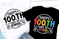 Happy 100th days of School SVG, 100 Days Teacher Shirt Gift Product Image 1
