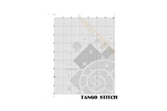 Black snail silhouette Pop Art cross stitch pattern - Tango Stitch