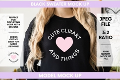 Black Sweater Mock Up