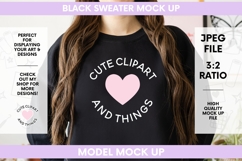 Black Sweater Mock Up