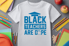 Black Teachers Are Dope SVG, Back To School SVG PNG Product Image 4