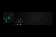 Black template horizontal banner background with gradient gr Product Image 2