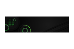 Black template horizontal banner background with gradient gr Product Image 1