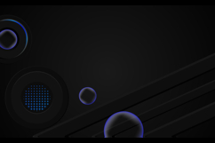 Black template wallpaper background with gradient blue shini Product Image 1