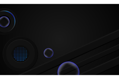Black template wallpaper background with gradient blue shini Product Image 2