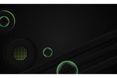 Black template wallpaper background with gradient green shin Product Image 1