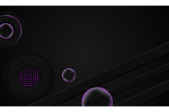 Black template wallpaper background with gradient purple shi Product Image 2