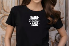 Black Tshirt Mockup 5000, Mockup Product Image 1