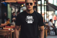 Black Tshirt Mockup 5000, Mockup Product Image 1