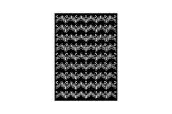 Black vintage elegant lace ornamental art design template Product Image 1