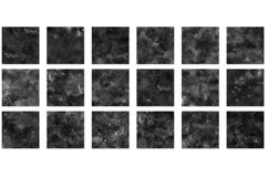 Black Glitter Watercolor Galaxy Digital Paper Product Image 5