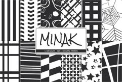 graphic black and white background patterns