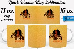 Black Woman 11Oz 15Oz Mug Design | Quotes PNG Design v.1 Product Image 1