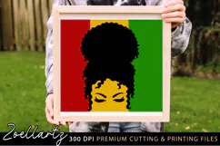 Juneteenth SVG PNG EPS DXF Afro Woman Black Lives Matter Product Image 2