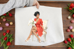 Black Woman Flowers Clipart Product Image 3