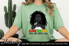 Juneteenth Sublimation PNG Freedom Day Black Girl Magic PNG Product Image 3
