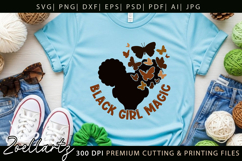Black Girl SVG PNG EPS DXF Melanin SVG AFRO SVG Cut Files Product Image 6