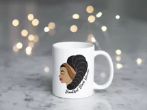 Black Woman SVG Beautiful Black Woman Quote SVG AFRO SVG Product Image 6