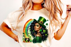 St Patrick&#039;s Day Woman PNG, Lucky Day PNG, Irish PNG, Girl Product Image 2