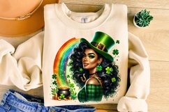St Patrick&#039;s Day Woman PNG, Lucky Day PNG, Irish PNG, Girl Product Image 3