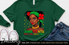 Juneteenth Sublimation PNG Freedom Day Black Girl Magic PNG Product Image 7