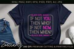 Black Woman SVG Black Girl Magic SVG Black Woman Quote SVG Product Image 2