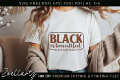 Black Woman SVG Black History Month SVG Black Girl Magic SVG Product Image 3
