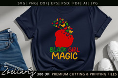 Black Girl Magic SVG PNG EPS DXF Juneteenth SVG Freedom Day Product Image 6