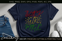 Black Girl Magic SVG PNG EPS DXF Juneteenth SVG Freedom Day Product Image 5