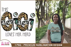 This GiGi Loves Her Herd sublimation, GiGi png, Grandma png Product Image 5