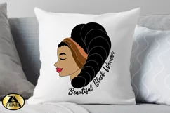 Black Woman SVG Beautiful Black Woman Quote SVG AFRO SVG Product Image 5