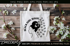 Black Girl Magic SVG PNG EPS DXF Juneteenth SVG Freedom Day Product Image 6