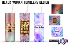 Black Woman Tumblers PNG Design | Woman Quotes | PNG v.2 Product Image 1