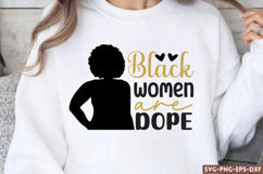 Black women are dope SVG, Afro Women SVG Product Image 1